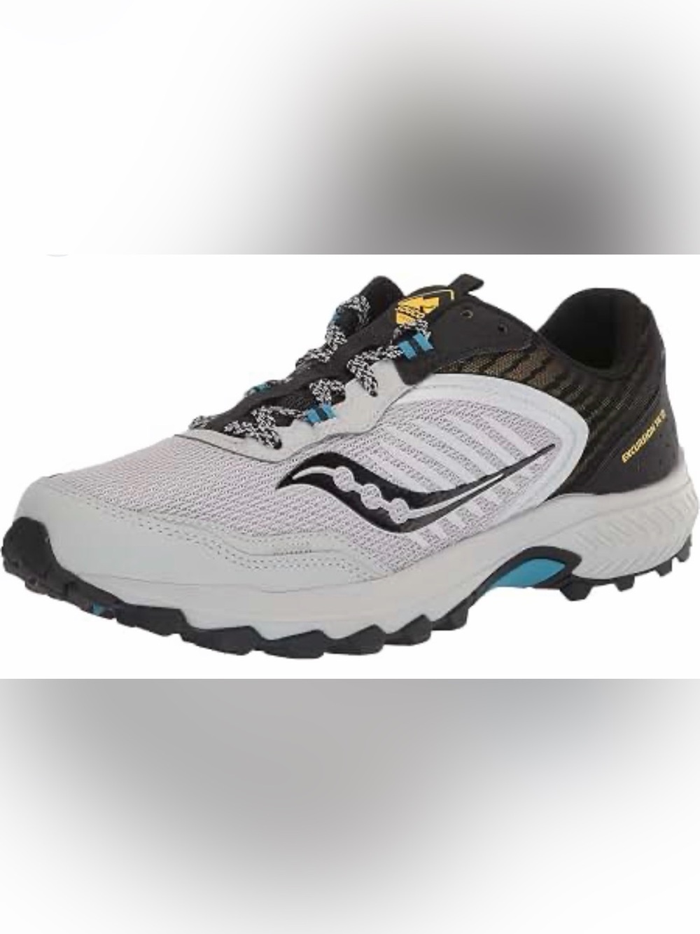 Saucony Kids White, Black & Blue Trail Sneaker